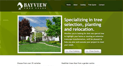 Desktop Screenshot of bayviewtreesales.com